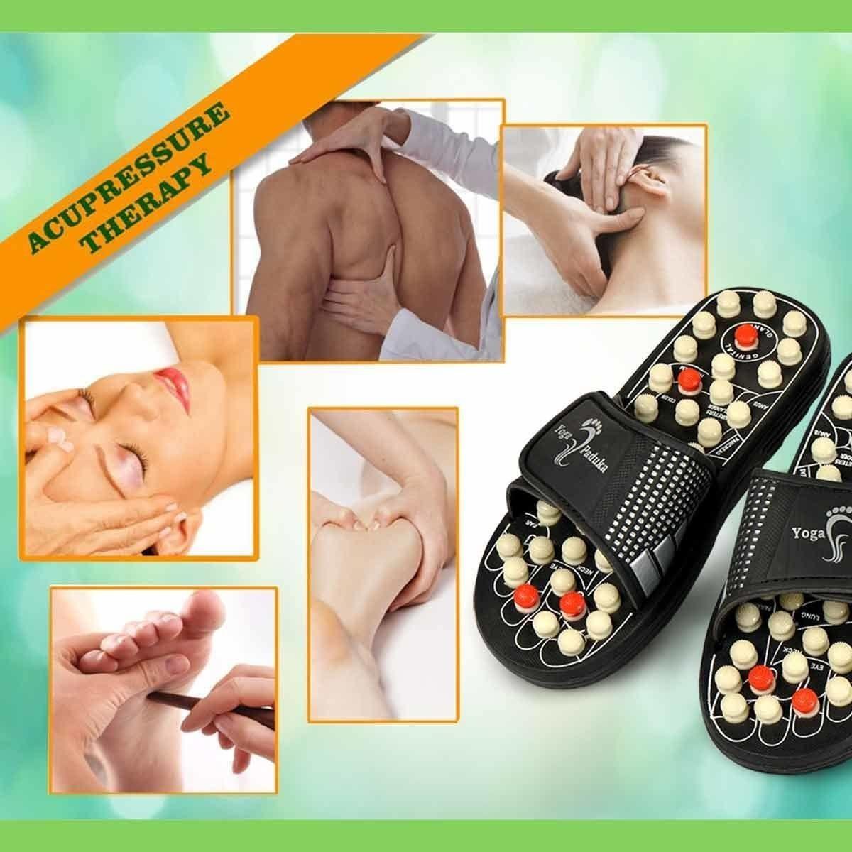 Acupressure &amp; Magnetic Therapy Paduka Slippers