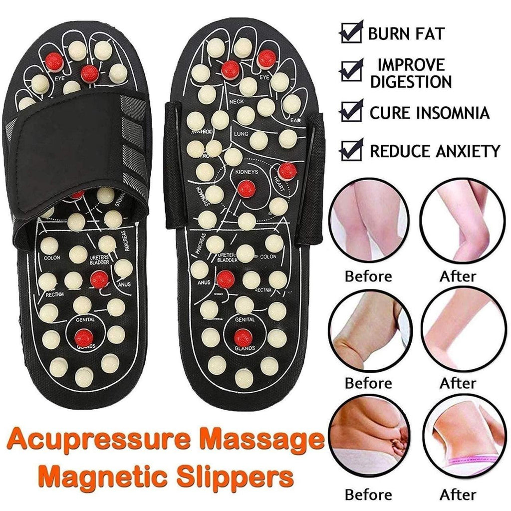 Acupressure &amp; Magnetic Therapy Paduka Slippers