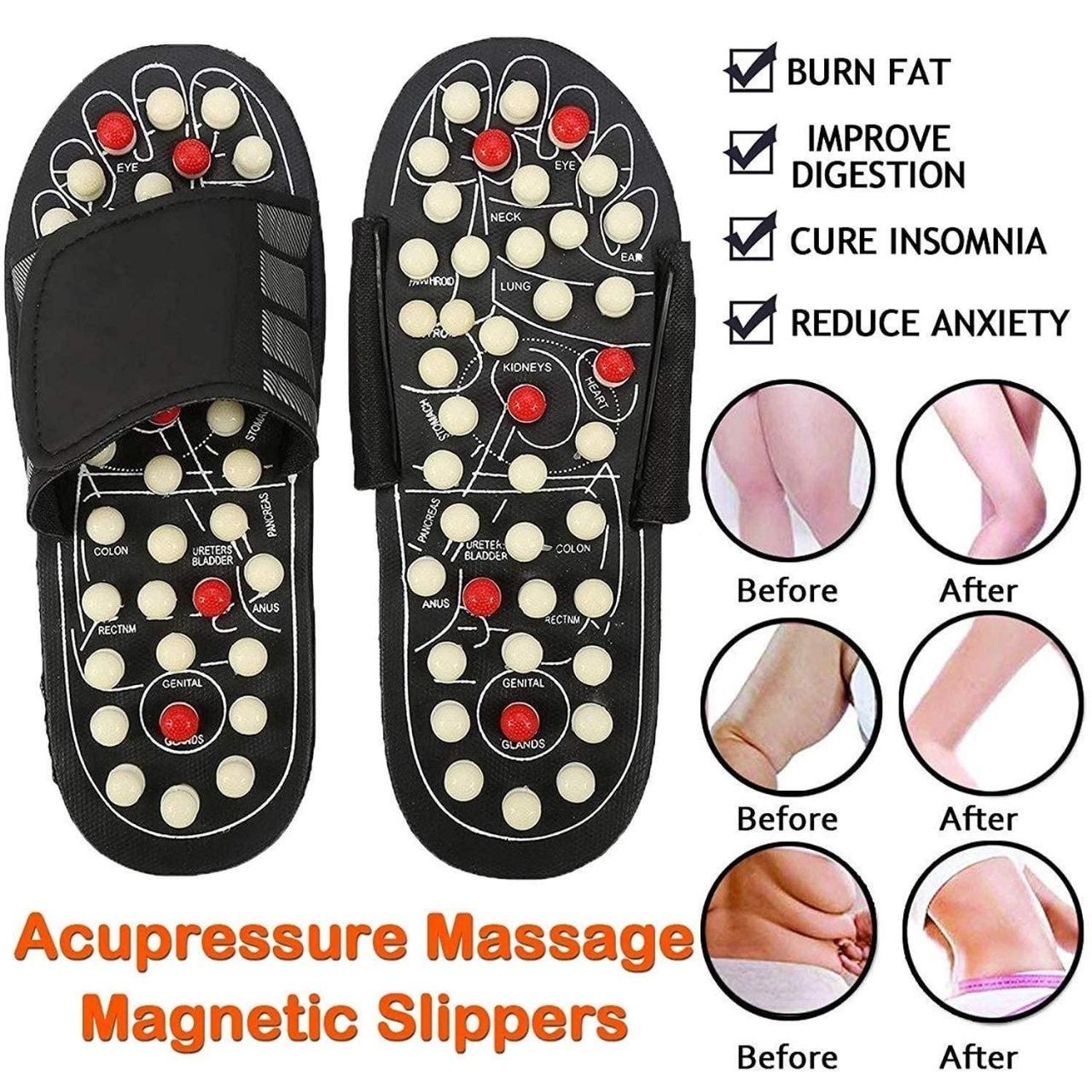Acupressure &amp; Magnetic Therapy Paduka Slippers
